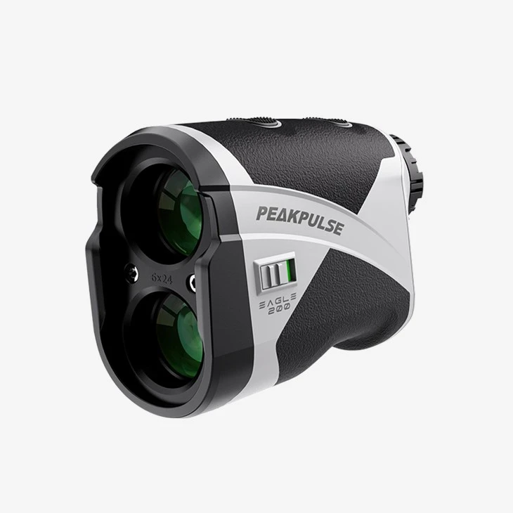 Pencari Jarak Laser Golf 7 darjah Super Lebar FOV Dengan Ketepatan Tinggi Mengunci Tiang Bendera Fungsi Getaran Mod Cerun Imbasan Berterusan